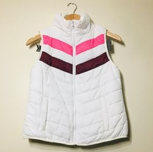 White Striped Vest Coat; By Arizona Jean Co.